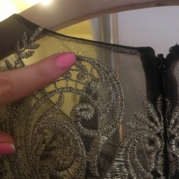 Marchesa Notte Moises Embroidered Gown 